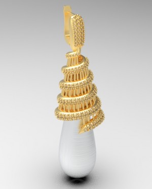 Glass Perfume Container