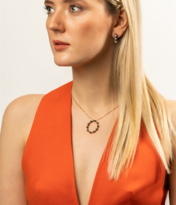 Demeter Kolye, Pırlanta Kolye 0.25 CT, 8 Ayar Altın Kolye Demeter Kolye, Pırlanta Kolye 0.25 CT, 8 Ayar Altın Kolye