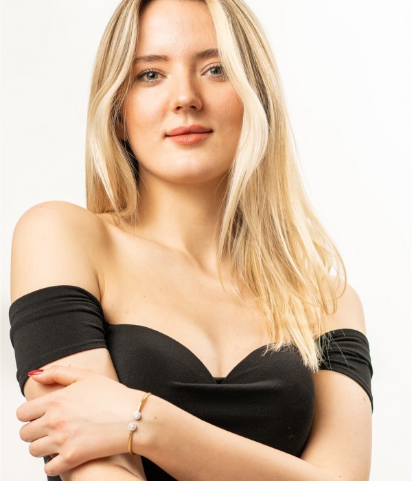 Tutku 0.32 Karat Pırlanta Bileklik, 18 Ayar Altın Tutku 0.32 Karat Pırlanta Bileklik, 18 Ayar Altın