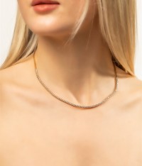 Elegance Diamond Necklace, 2.88 CT Diamond, 14K Gold Necklace